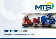 Titelseite Broschüre MTS Saugbagger DINOSERIE DE